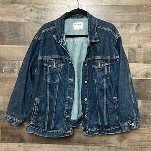 Nice Lightly Worn Old Navy Blue Jean Jacket